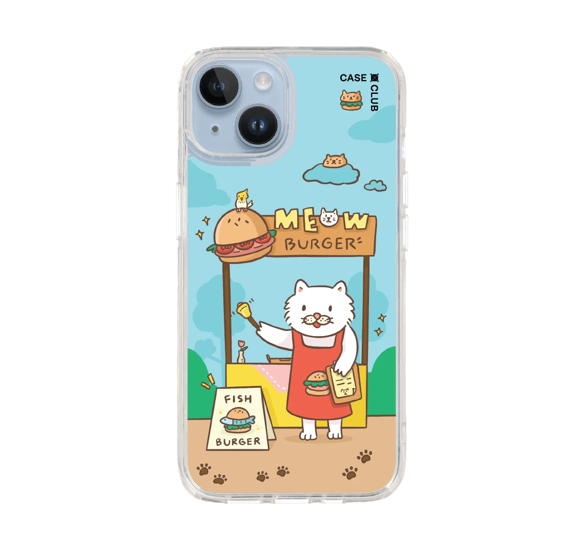 persian cat meow burger